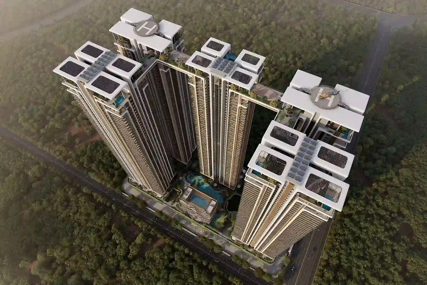 Dream Upper Kharghar upcoming apartments with 2 and 3 BHK configurations